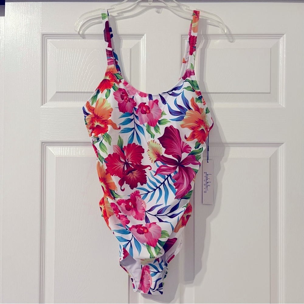 New Nicole Miller Floral Swimsuit